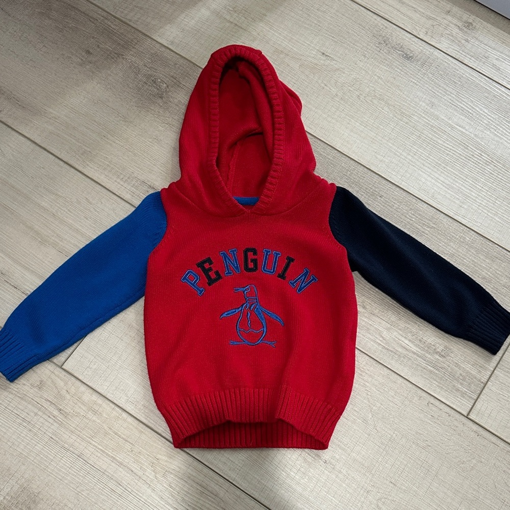 Original Penguin Hoody Sweater 12M NWT